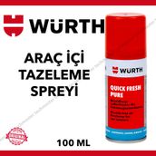 Würth 100 ml Kötü Koku Giderme Araç İçi Tazeleme Quick Fresh Sprey
