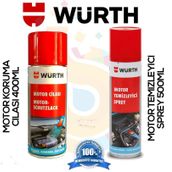 Würth 500 ml Motor Temizleyici Sprey+Würth 400 ml Koruma Cilası