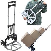 X-Live Katlanır Portatif Taşıma Aracı 80KG Kapasiteli Hafif ve Dayanıklı El Arabası