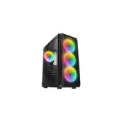 X-Racer 600W Psutemperli Camlı 4X12cm Rgb Fan Mid-Tower Gaming Oyuncu Kasası
