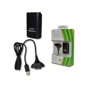 Xbox 360 Uyumlu Joystick Kol Şarj Kiti Batarja Usb Kablosu Ile Birlikte