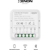 Xenon Smart İki Çıkışlı Akıllı Anahtar İkili Switch Mobil Uygulama Denetimli Akıllı Anahtar Modülü (Wi-Fi 2.4 GHz) X7014 - Beyaz - 1 Adet