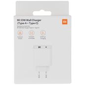 Xiaomi Mi EU Beyaz 33 W Type-A & Type-C Duvar Şarj Cihazı