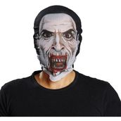 Xnews 3D Baskılı Maske Model 2 Kafaya Tam Geçmeli Bez Vampir Maskesi - Streç Korku Maskesi