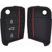 Xukey Volkswagen Seat Skoda Anahtar Kılıfı Sustalı Model - Siyah