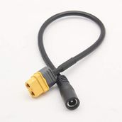 XUSUYUNCHUANG-HAT XT60 XT30 T Dişi DC5.5 2.5 Konektör Adaptör Kablosu 10A Fatshark Aomway FPV Gözlükler için Pil RC Drone Drone Aksesuarları (Renk: Dişi XT60)