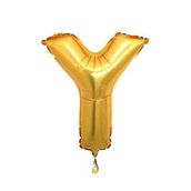Y Harf Altın 100 cm Folyo Balon