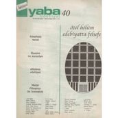 Yaba Edebiyat Dergisi Sayı: 40