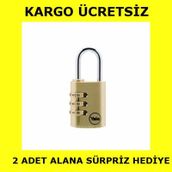 Yale 97233 30 mm 3 Şifreli Asma Kilit