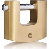 Yale Y114B/90/127/1 Pirinç 90 mm Oval Kayar Pimli Asma Kilit