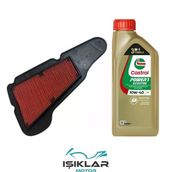 Yamaha Delight 115 Castrol Yağ Ve Hava Filtre Bakım Seti Bs0035