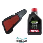 Yamaha Delight 115 Motul Yağ Ve Hava Filtre Bakım Seti Bs0035