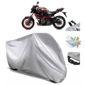 Yamaha MT-07 Moto Cage Siyah Arka Çanta Uyumsuz Ultra Kalın Su Geçirmez Motor Brandası