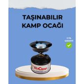YamanHobi Kompakt ve Hafif Kamp Ocağı Seti Gaz Tüplü