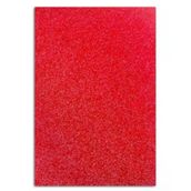 Yapışkanlı Simli Eva 50X70 Kırmızı Rulo Şeklinde