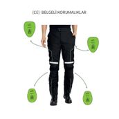 Yaren Ce Belgeli Korumalı Yazlık Motorcu Pantolon