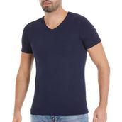 Yaren Tuhafiye 153 6 Adet Lacivert Yıldız V Yaka Erkek T-Shirt Fanila