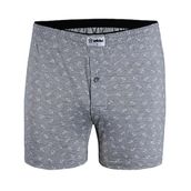 Yaren Tuhafiye 43 6 Adet Yıldız Taşma Lastik Desenli Penye Erkek Boxer Şort