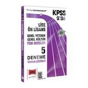 Yargı Yayınları 2026 KPSS GK-GY Lise Ön Lisans Tüm Dersler Tamamı Çözümlü 5 Deneme