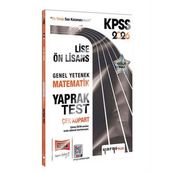 Yargı Yayınları 2026 KPSS Lise Ön Lisans Genel Yetenek Matematik Çek Kopart Yaprak Test