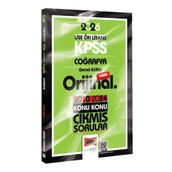 Yargı Yayınları 2026 KPSS Lise Önlisans Coğrafya Orijinal 2010-2024 Konu Konu Çıkmış Sorular