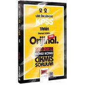Yargı Yayınları 2026 KPSS Lise Önlisans Tarih Orijinal 2010-2024 Konu Konu Çıkmış Sorular