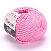 YarnArt Jeans 50gr Pamuk Cotton Amigurumi El Örgü İpi İpliği Yünü 36 Pembe