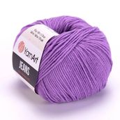 YarnArt Jeans 50gr Pamuk Cotton Amigurumi El Örgü İpi İpliği Yünü 72 Lila