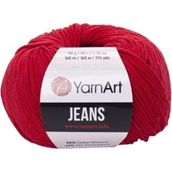 Yarnart Jeans Amigurumi Örgü Ipi Kırmızı 90 Amigurimi Bebek Ipi