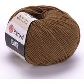 YARNART JEANS - EL ÖRGÜ İPİ - 40 - Açık Kahverengi