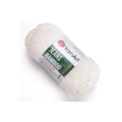 Yarnart Yarn Art Jeans Bamboo El Örgü İpi,Kırık Beyaz-102