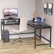 Yasmak 270-s / Bilgisayar Masası ,l Şekilli Ofis Masası Siyah