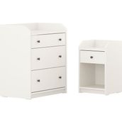 Yatak Odası Takımı, Beyaz, 2'li Set