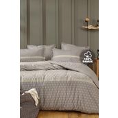 Yataş Amora 160x220 cm Gri Tek Kişilik Nevresim Takımı