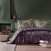 Yataş Bedding Barlett Çift Kişilik Mürdüm Triola Set