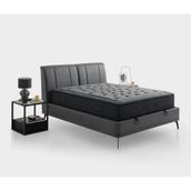 Yataş Bedding Black Ice 200x200 cm Çift Kişilik Yatak-Baza-Başlık 3'lü Set