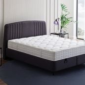 Yataş Bedding Silver Therapy 120x200 cm Tek Kişilik Yatak Baza Başlık 3'lü Set
