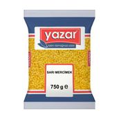Yazar 750 gr Sarı Mercimek (2 adet)