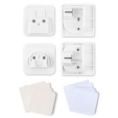 Ycozy Punch-Free Aksesuarlar 4'lü Paket, sadece Geri Çekilebilir Bebek Kapısı SG018 için, İki Tip Yapışkan Bant Dahil Sondaj Aksesuarları Yok