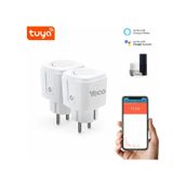 Yeco Sp-16 Akıllı Priz, Wi-fi Uyumlu, Telefonla Kontrol, 16a Akım Koruma, Enerji İzleme, 2 Adet 2 Adet