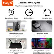 Yeco Sp-16 Akıllı Priz, Wi-Fi Uyumlu, Telefonla Kontrol, 16A Akım Koruma, Enerji Izleme, 2 Adet - Beyaz