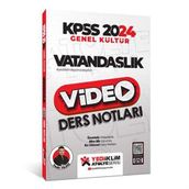Yediiklim Yayınları - 2024 Kpss Atölye Serisi Vatandaşlık Video Ders Notları