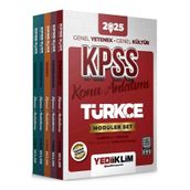 Yediiklim Yayınları 2025 KPSS Genel Yetenek Genel Kültür Konu Anlatımlı Modüler Set