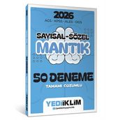 Yediiklim Yayınları 2026 AGS KPSS ALES DGS Sayısal Sözel Mantık Tamamı Çözümlü 50 Deneme