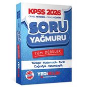Yediiklim Yayınları 2026 KPSS Genel Yetenek Genel Kültür Tüm Dersler Soru Yağmuru