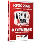 Yediiklim Yayınları 2026 KPSS ÖSYM Ne Sorar Genel Yetenek Genel Kültür Tamamı Çözümlü Fasikül 8 Deneme