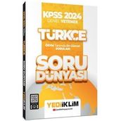 Yediiklim Yayınları - KPSS 2024 Genel Yetenek Türkçe Soru Dünyası