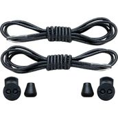 YeferStore Yefer Store Akıllı Bağcık, Pratik Lastikli Ayakkabı Bağcığı, Spor, Çocuk, Klasik ve Bot Bağcığı, 1 Çift - Siyah