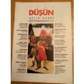 Yeni Düşün Aylık Dergi * Aralık 1987 * Sayı: 14/44 / Oğuz Özügül: Edebiyat Yapıtlarını Değerlendirme Aracı Olarak Metod * Fotoğrafik İmgeler