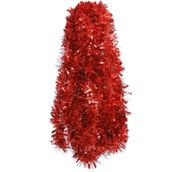 Yenigeldi 1 Adet 1.7 Metre Kırmızı Kalın Yılbaşı Püskül Süsü Tinsel Garland,Süs T77,Kırmızı